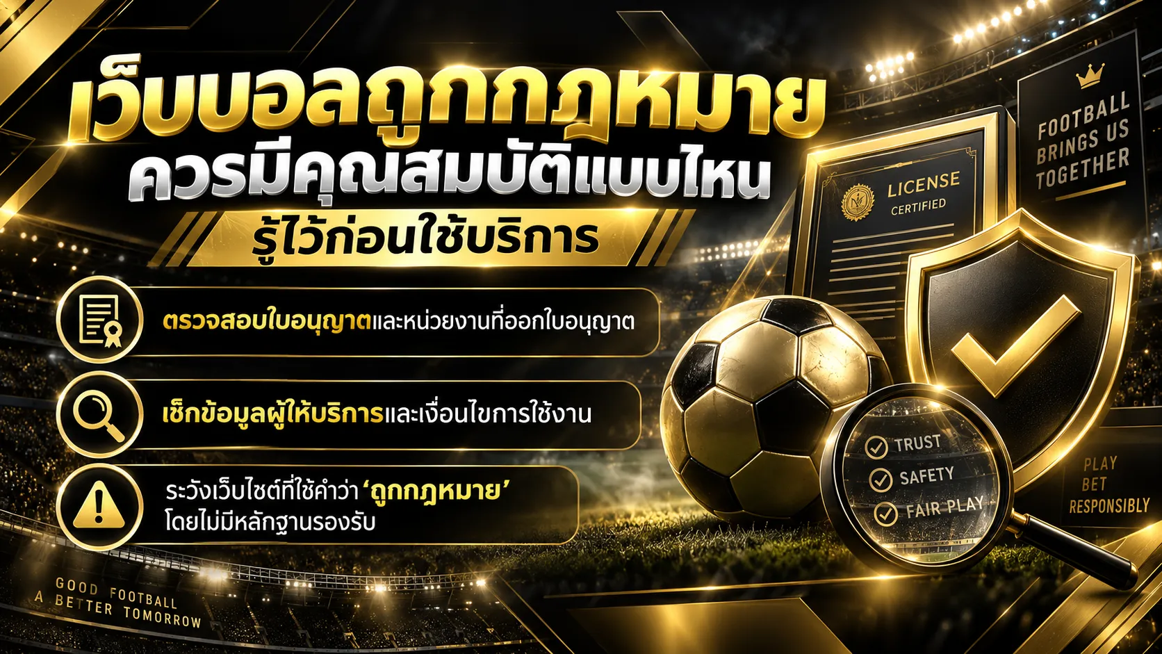เว็บบอลถูกกฎหมาย